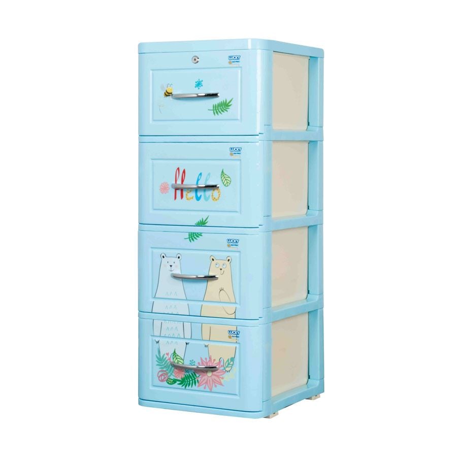  Tủ nhựa LUCKY 4 tầng 