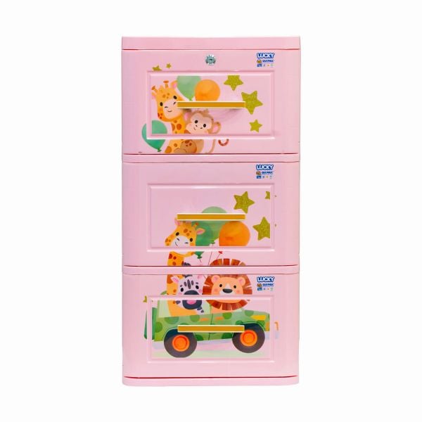 Tủ nhựa LUCKY 3 tầng