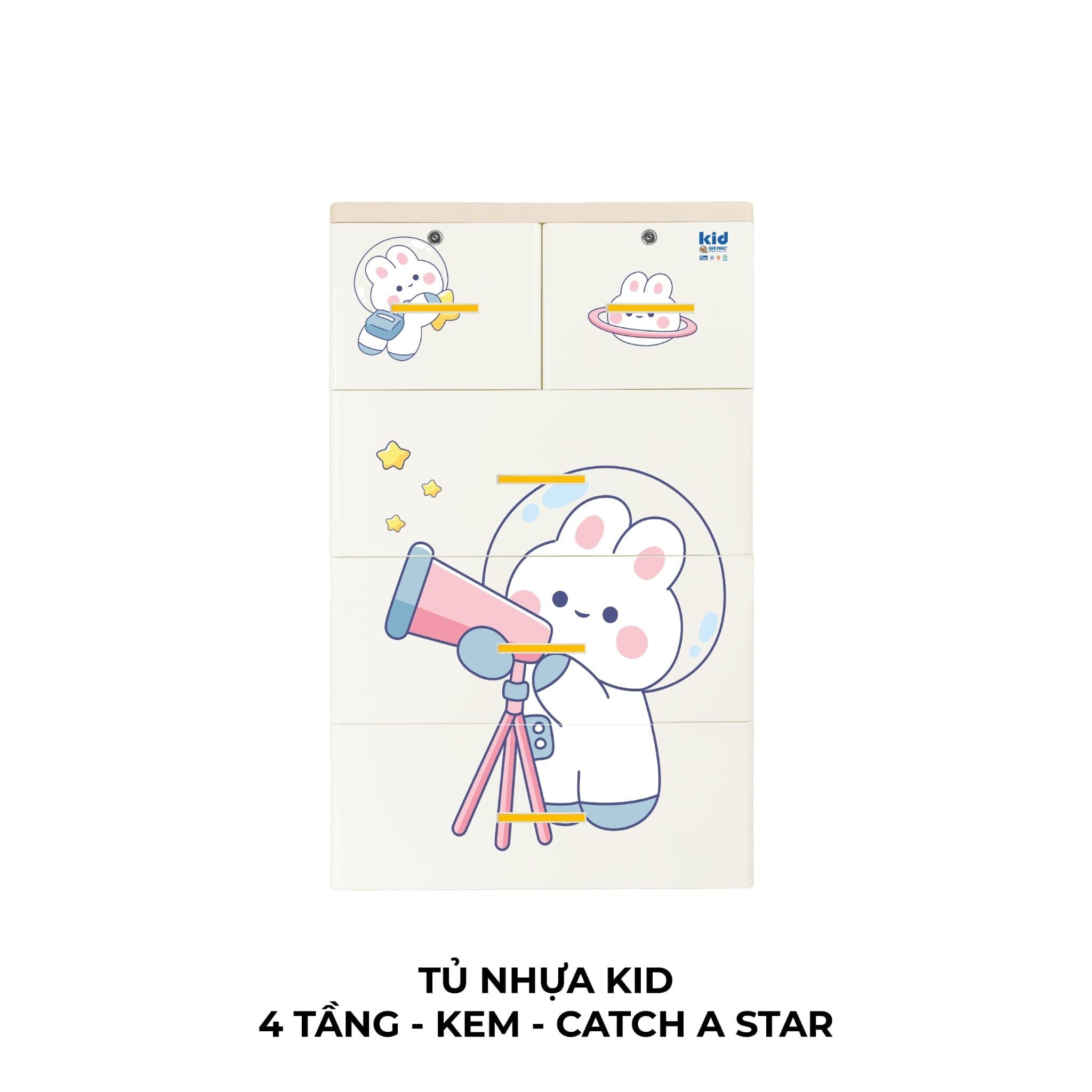  Tủ nhựa KID 4 tầng 