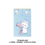  Tủ nhựa KID 4 tầng 