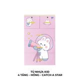  Tủ nhựa KID 4 tầng 