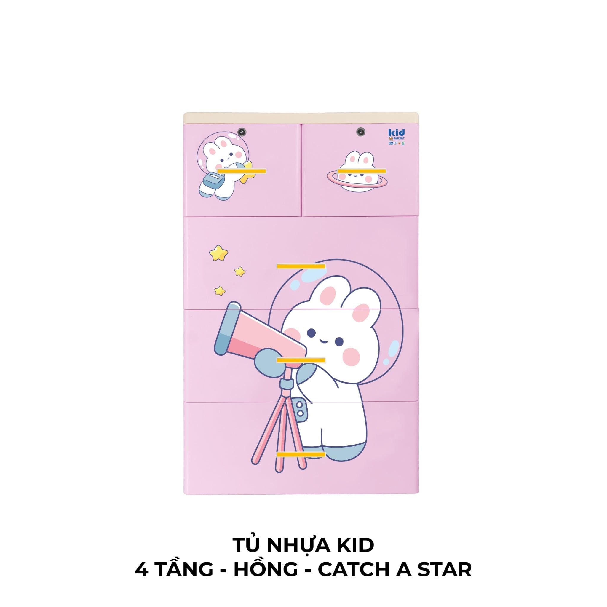  Tủ nhựa KID 4 tầng 