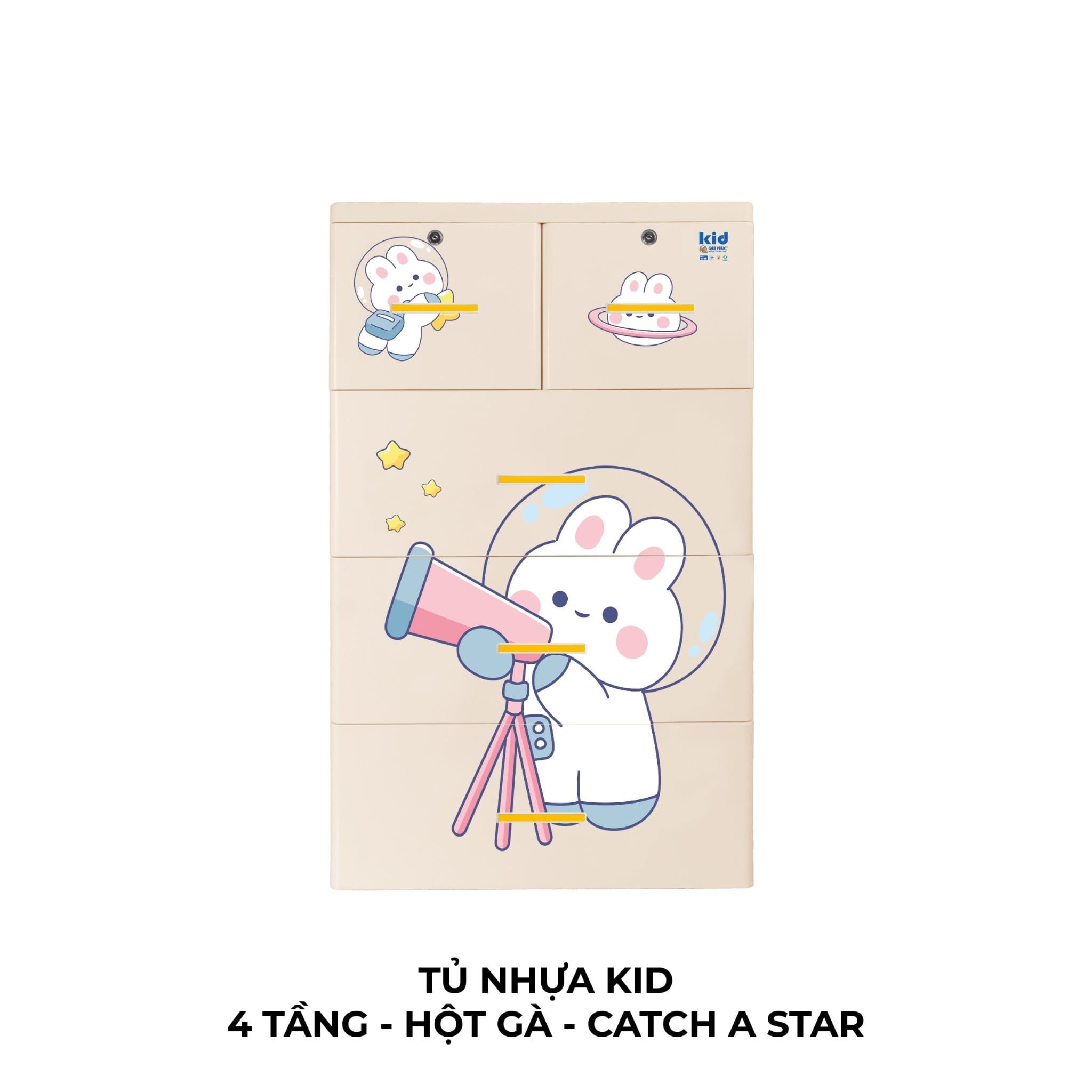  Tủ nhựa KID 4 tầng 