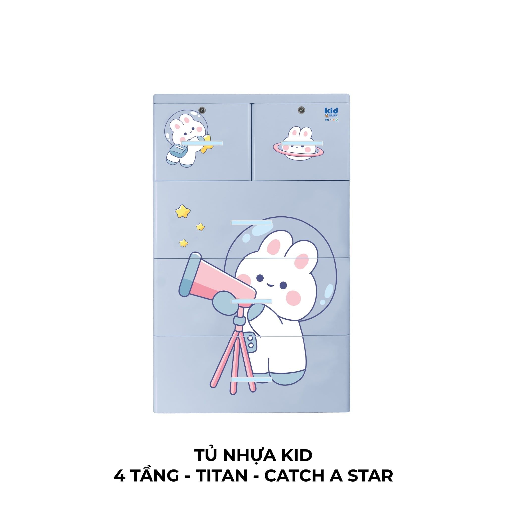  Tủ nhựa KID 4 tầng 