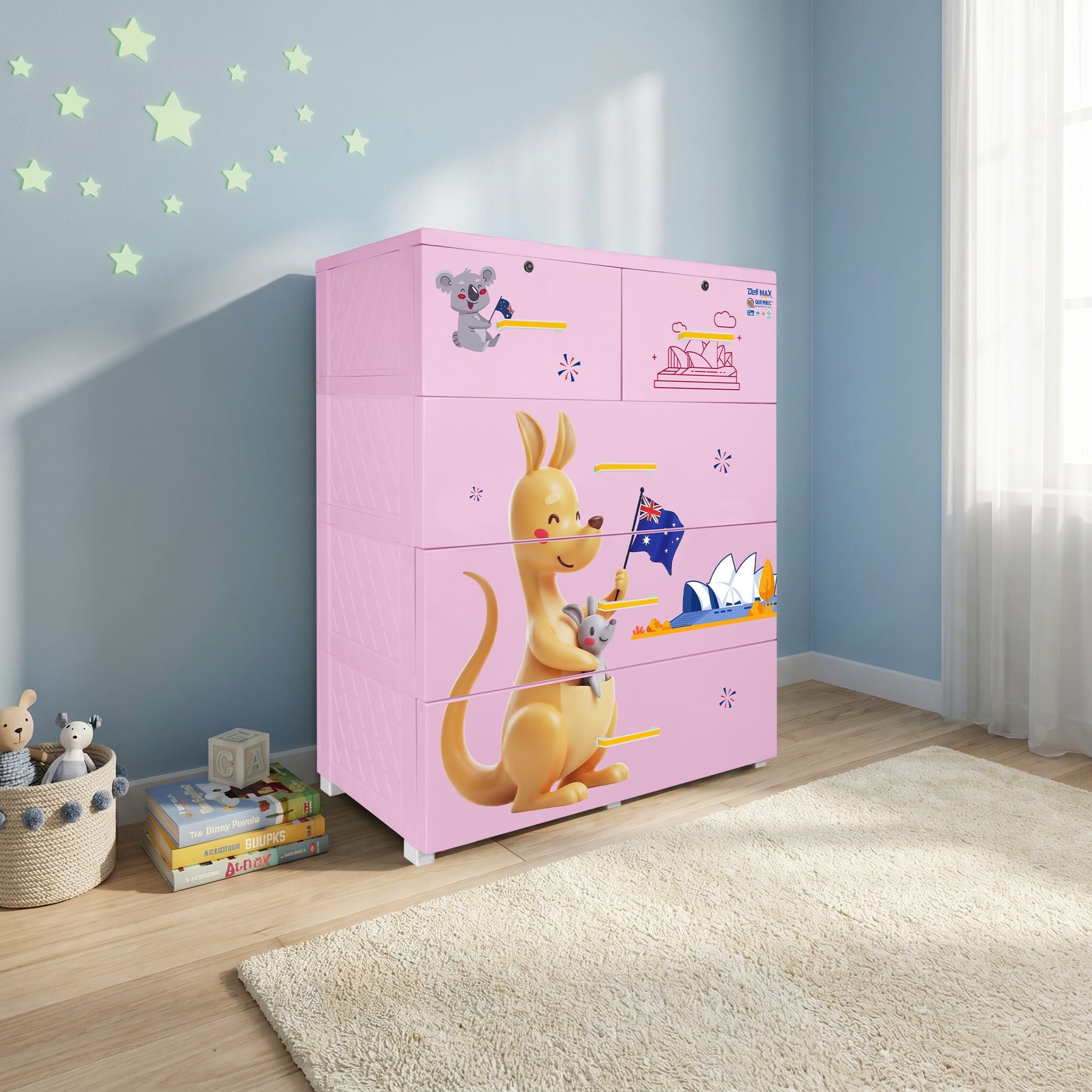  Tủ nhựa DELI MAX 4 tầng 