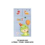  Tủ nhựa KID 4 tầng 