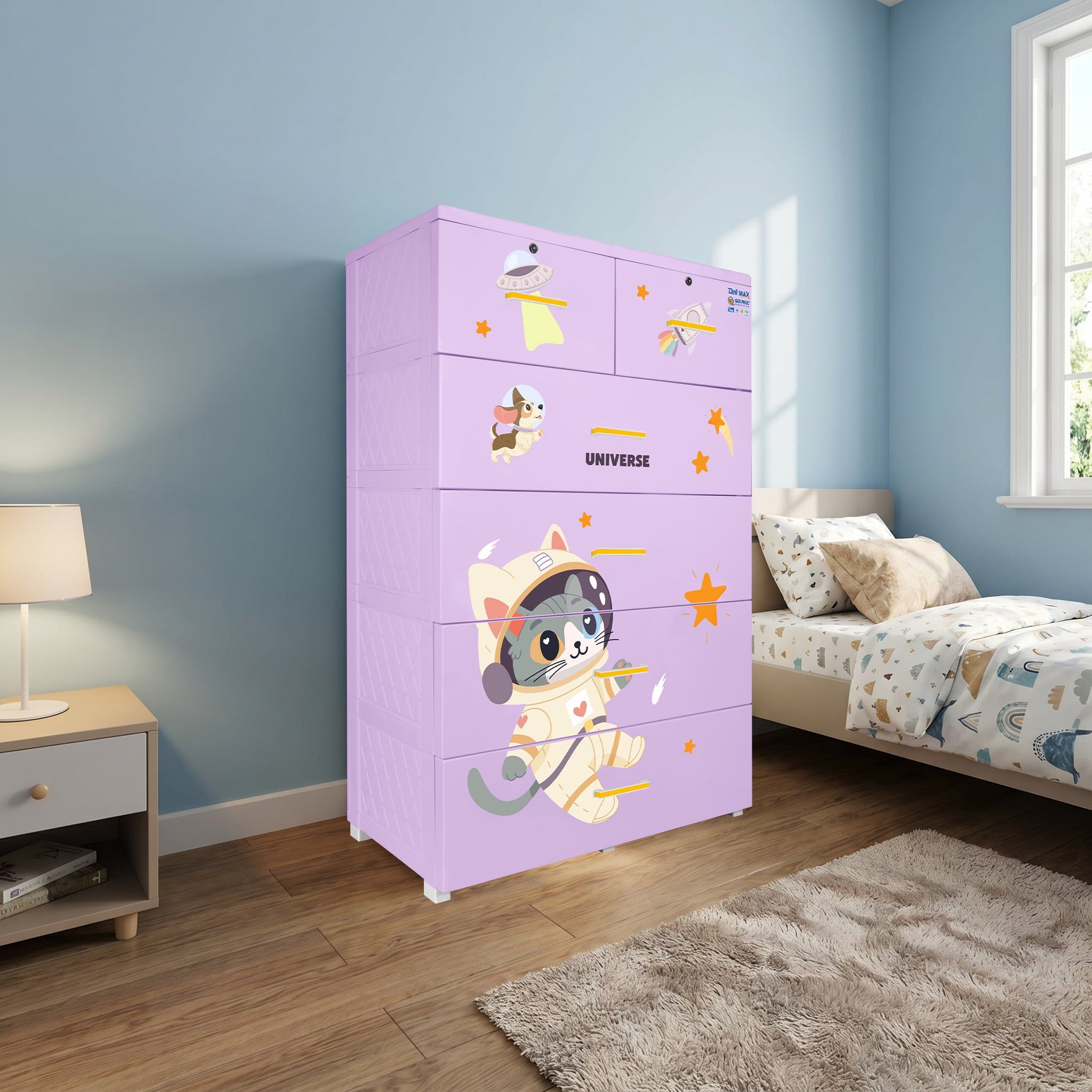  Tủ nhựa DELI MAX 5 tầng 