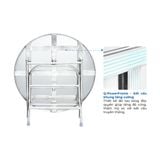  Bàn inox DONA 1m2 
