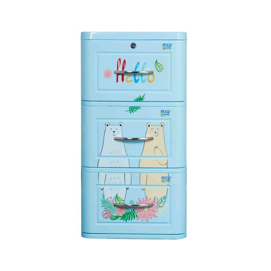  Tủ nhựa LUCKY 3 tầng 