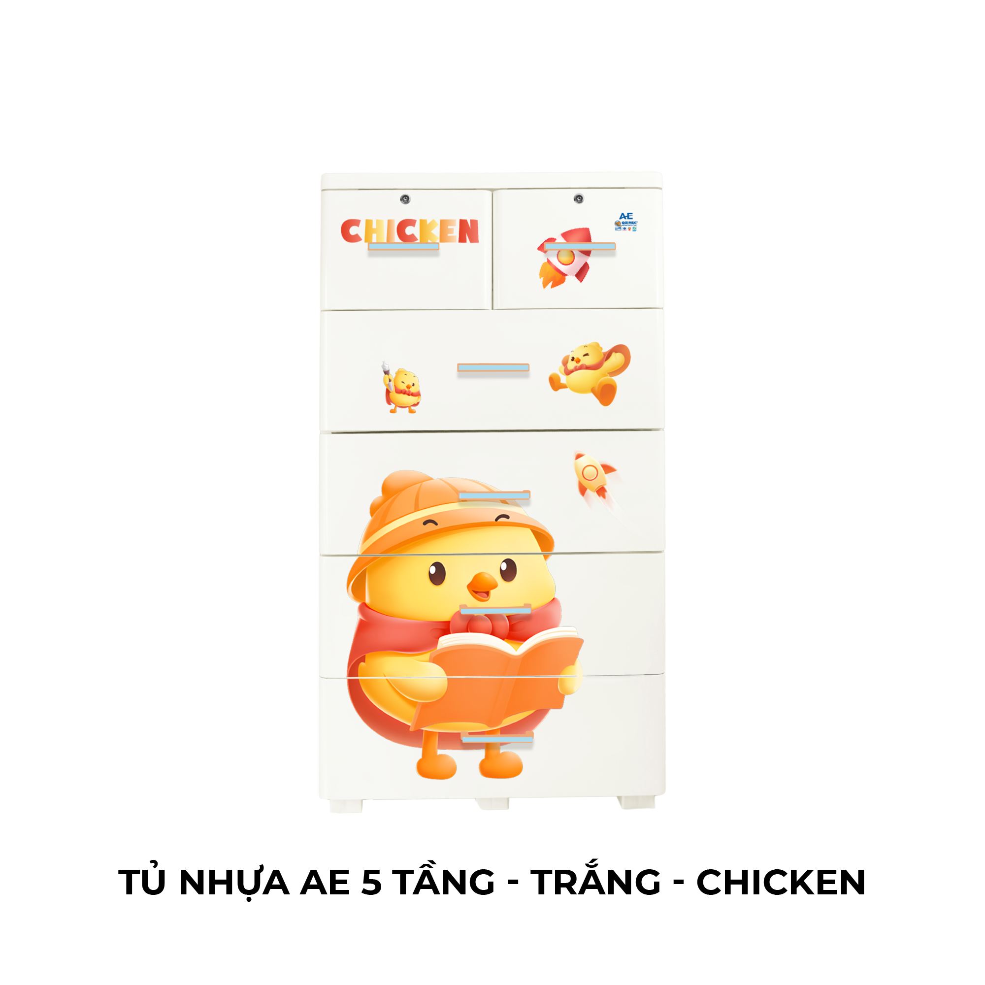  Tủ nhựa AE 5 tầng 