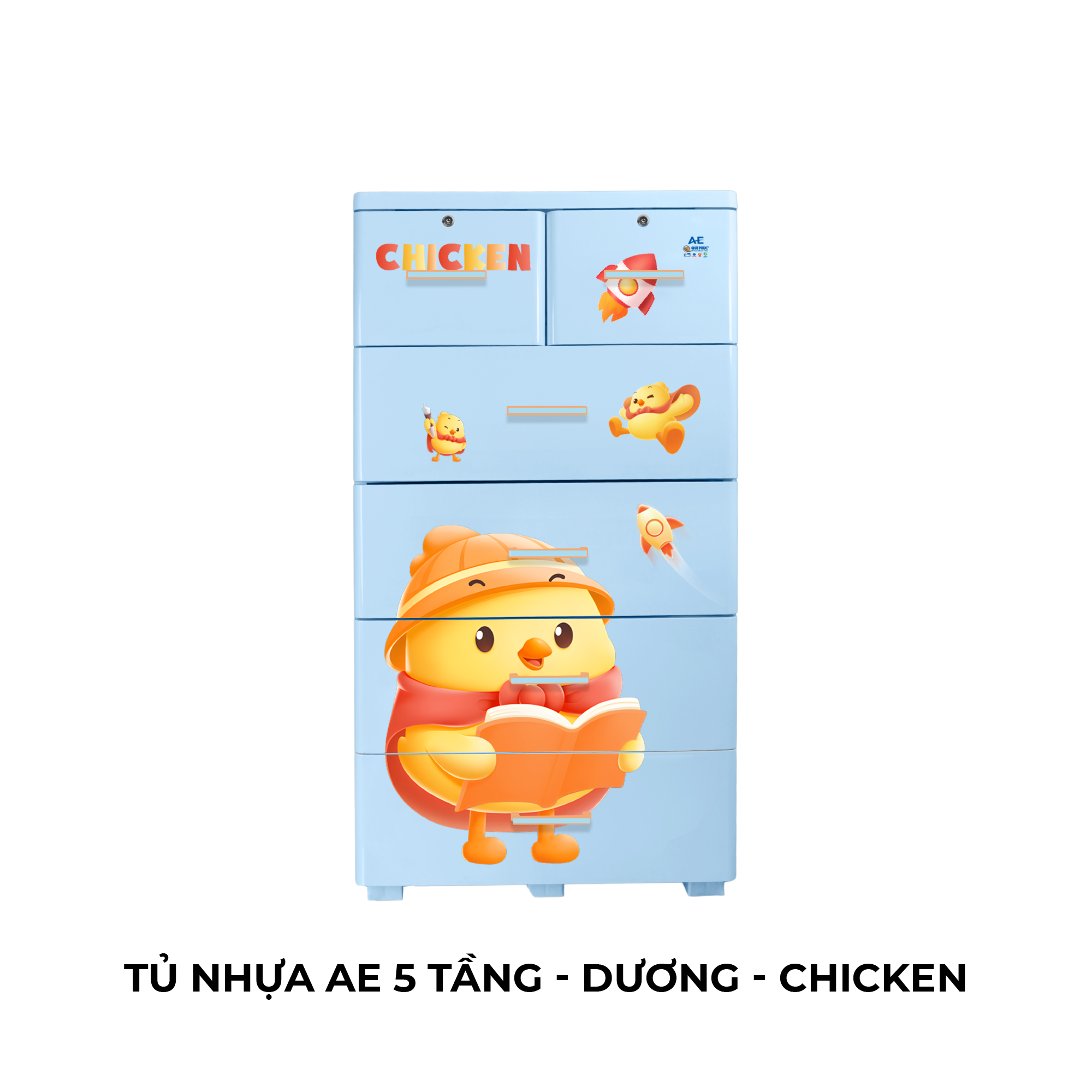  Tủ nhựa AE 5 tầng 