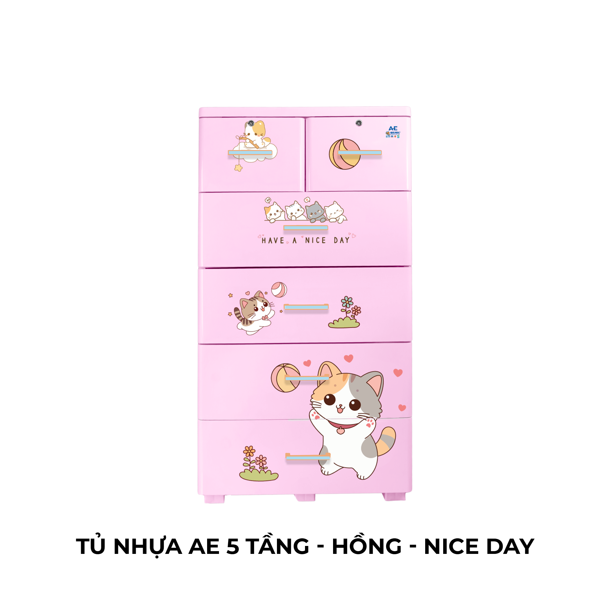  Tủ nhựa AE 5 tầng 