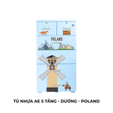  Tủ nhựa AE 5 tầng 