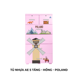  Tủ nhựa AE 5 tầng 