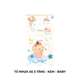  Tủ nhựa AE 5 tầng 