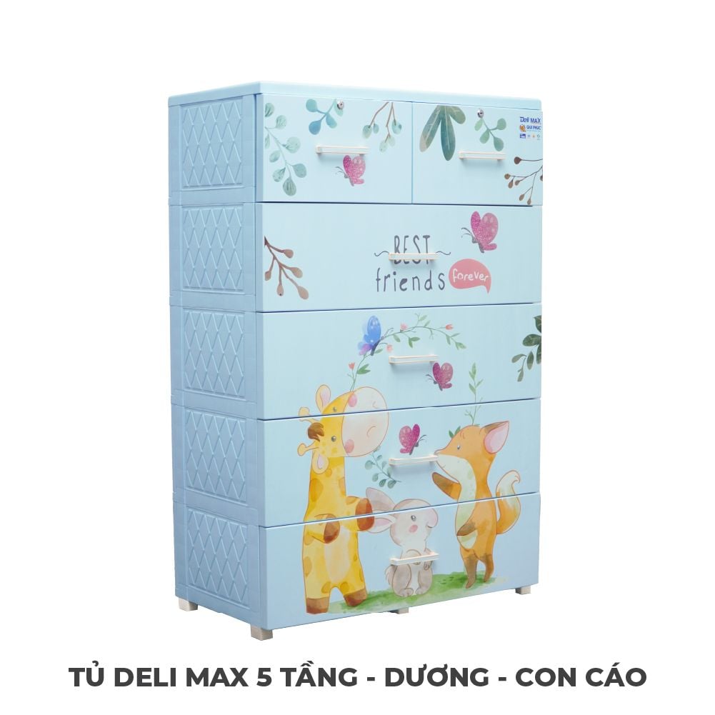  Tủ nhựa DELI MAX 5 tầng 