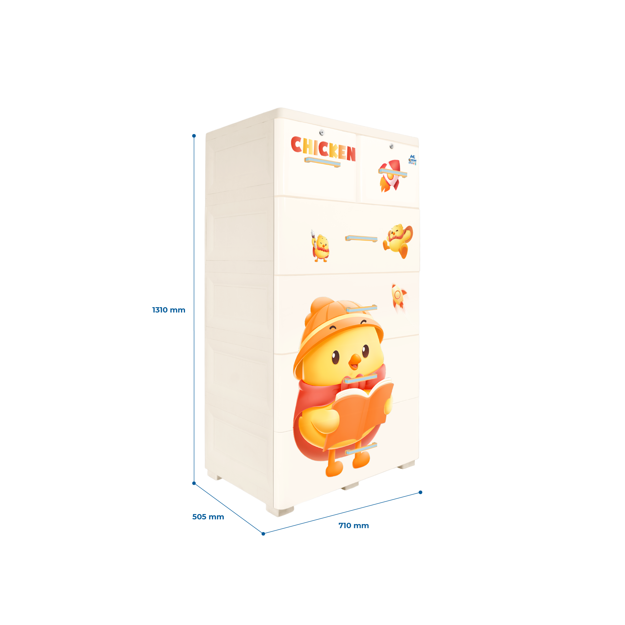 Tủ nhựa AE 5 tầng 