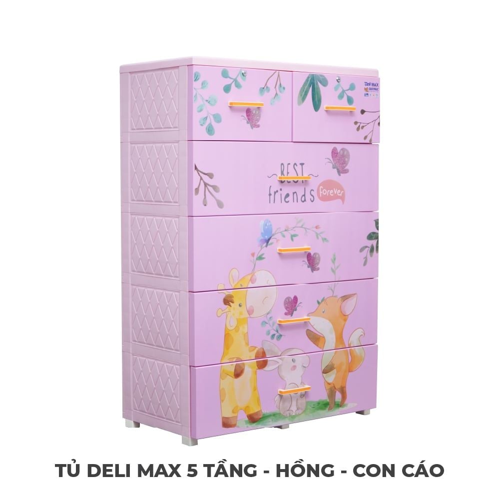  Tủ nhựa DELI MAX 5 tầng 