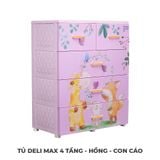  Tủ nhựa DELI MAX 4 tầng 