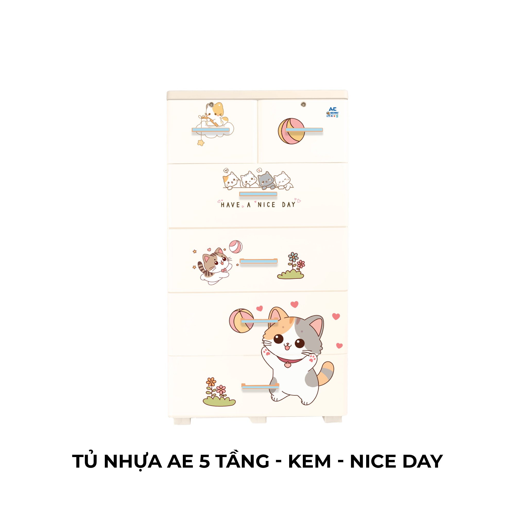  Tủ nhựa AE 5 tầng 