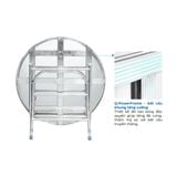  Bàn inox FELIX 1m4 cạnh vuông 