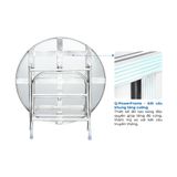  Bàn inox FELIX 1m2 cạnh vuông 