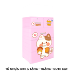  Tủ nhựa BITE 4 tầng 