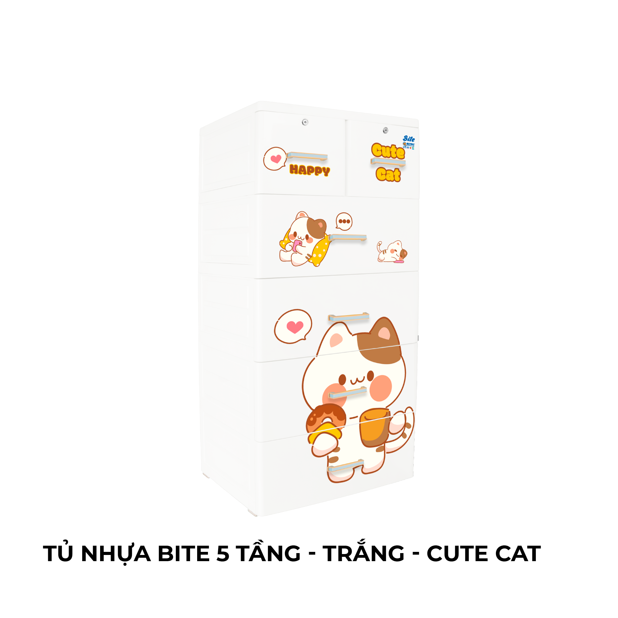  Tủ nhựa BITE 5 tầng 