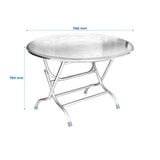  Bàn inox DONA 1m2 