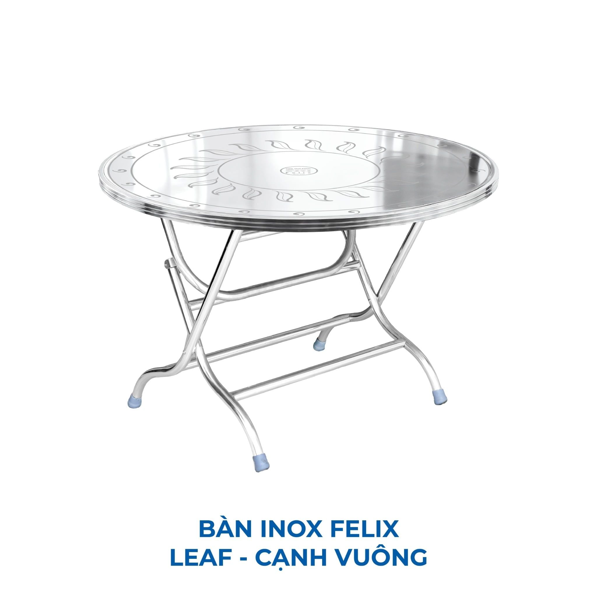  Bàn inox FELIX 1m2 cạnh vuông 