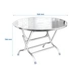  Bàn inox DONA 1m2 