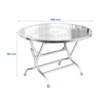  Bàn inox FELIX 1m2 cạnh vuông 
