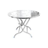  Bàn inox DELI 1m2 cạnh vuông 