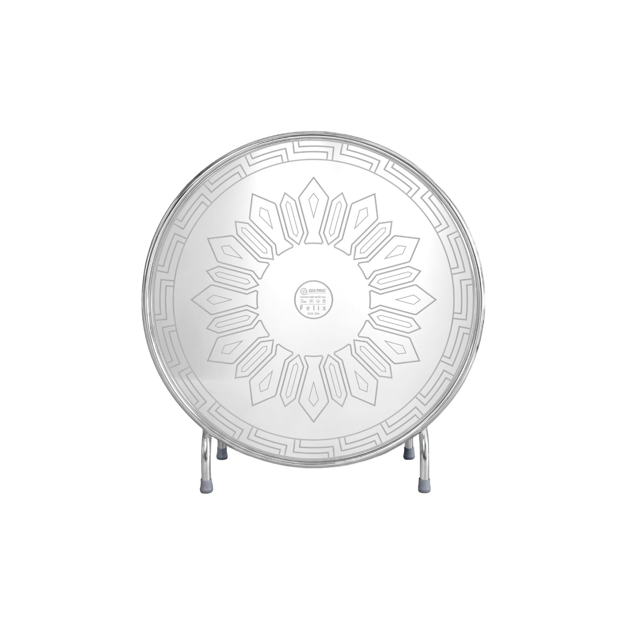  Bàn inox FELIX 1m2 cạnh vuông 