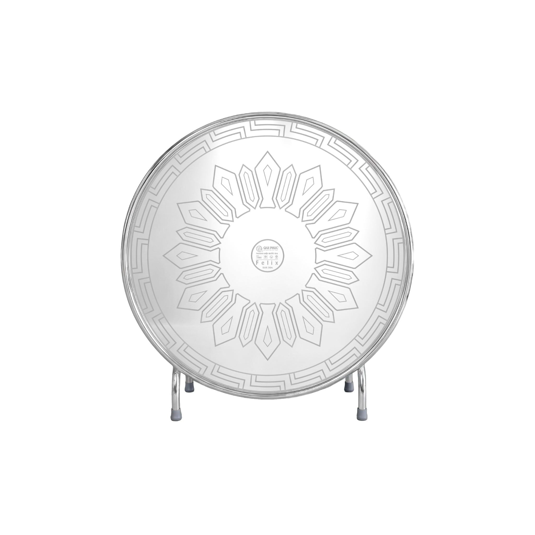  Bàn inox FELIX 1m4 cạnh vuông 