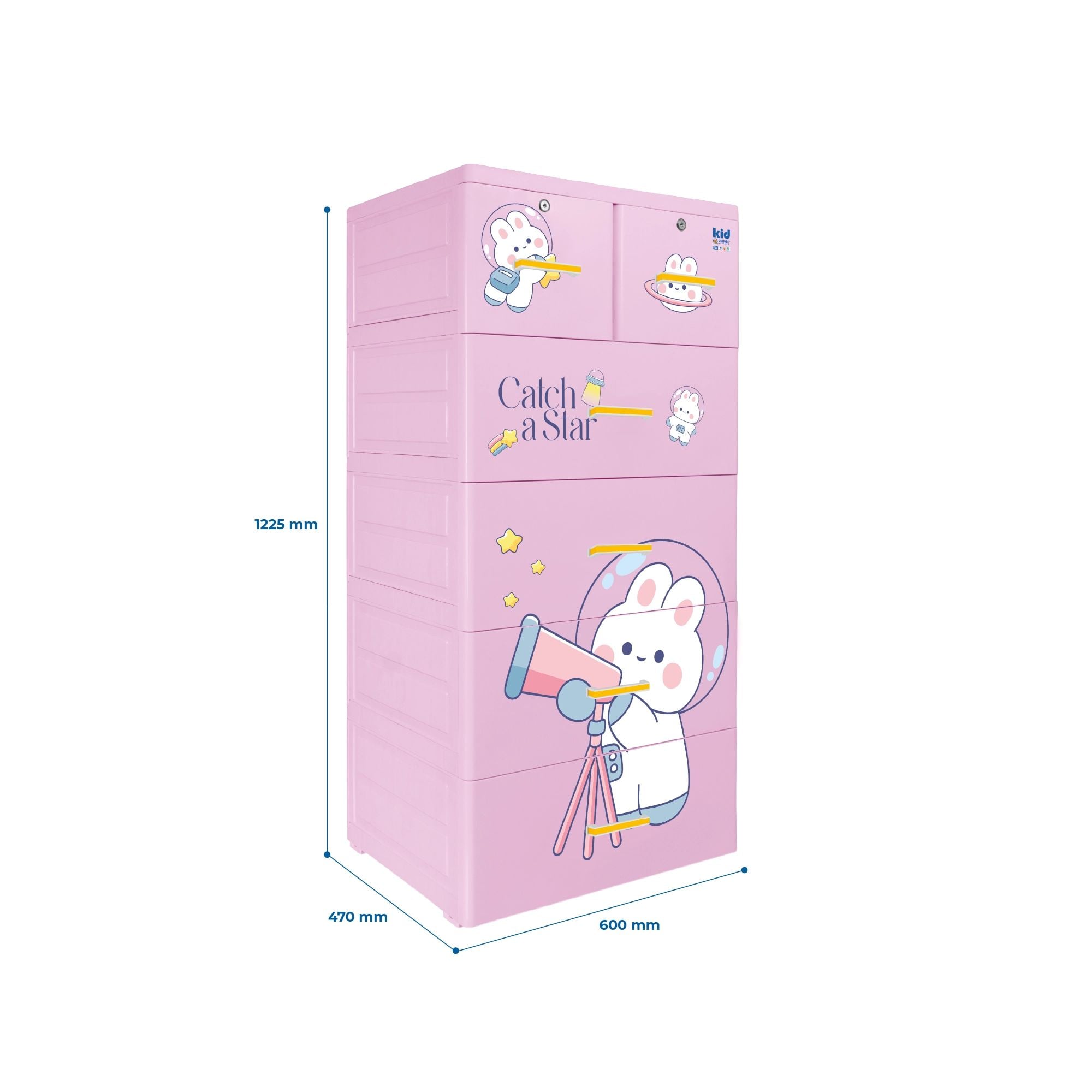 Tủ nhựa KID 5 tầng 