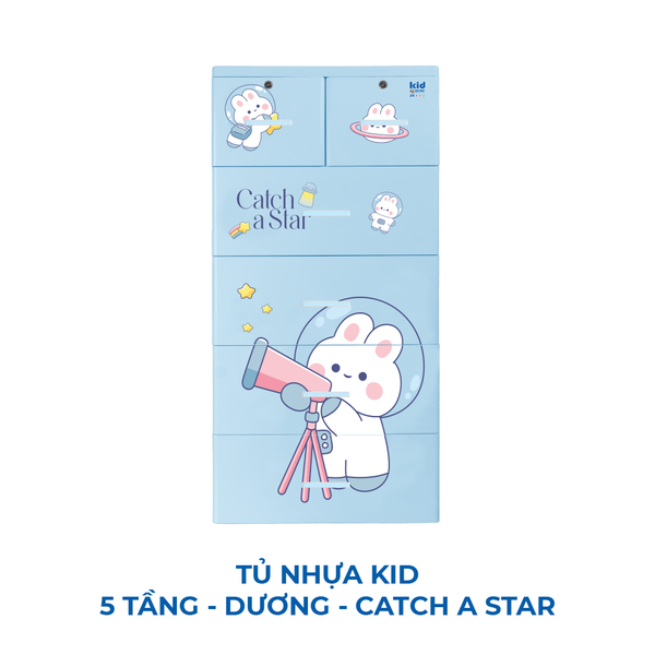 Tủ nhựa KID 5 tầng