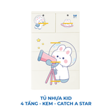  Tủ nhựa KID 4 tầng 
