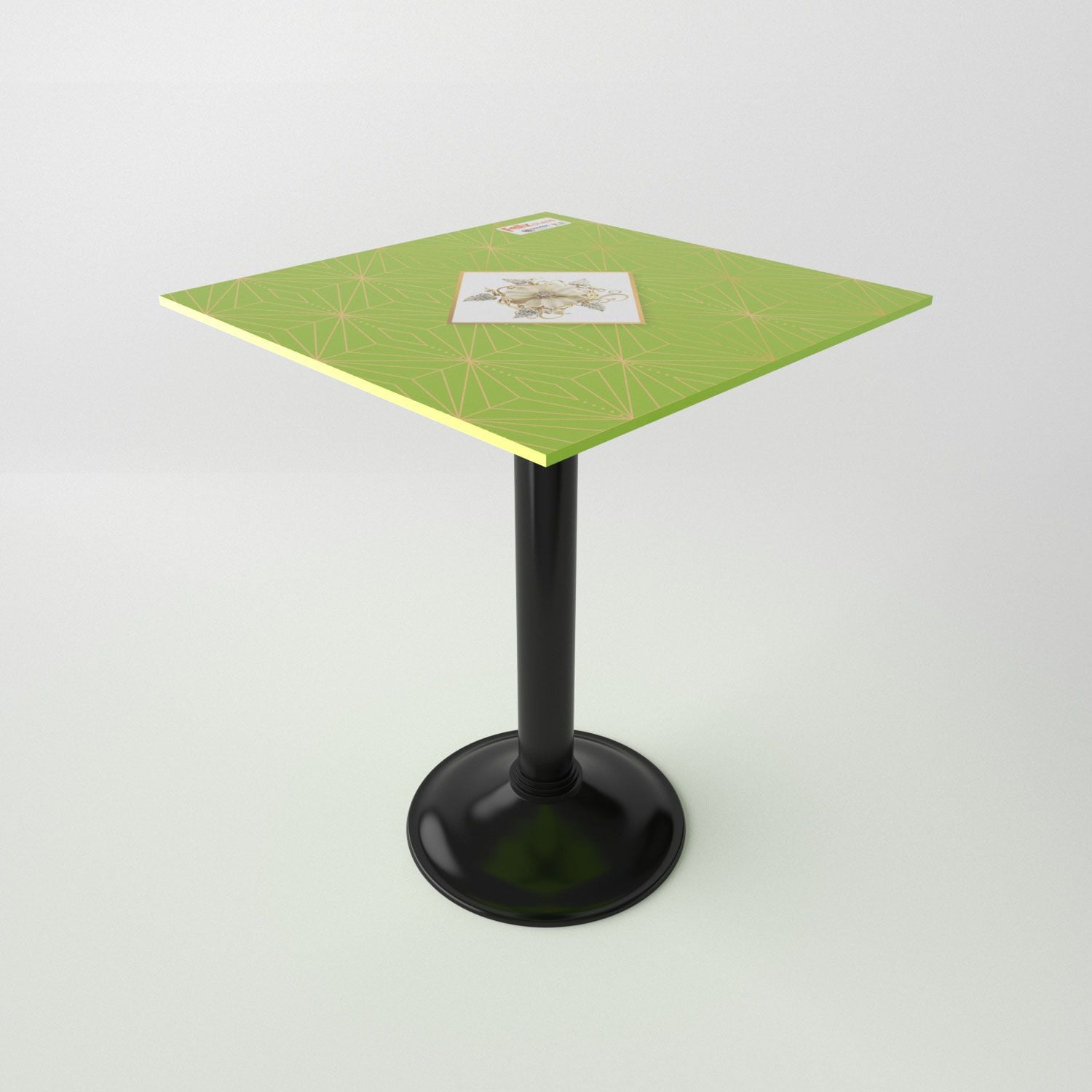  Bàn kiếng 6 tấc chân mâm 1 trụ sắt 