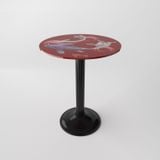  Bàn kiếng 6 tấc chân mâm 1 trụ sắt 