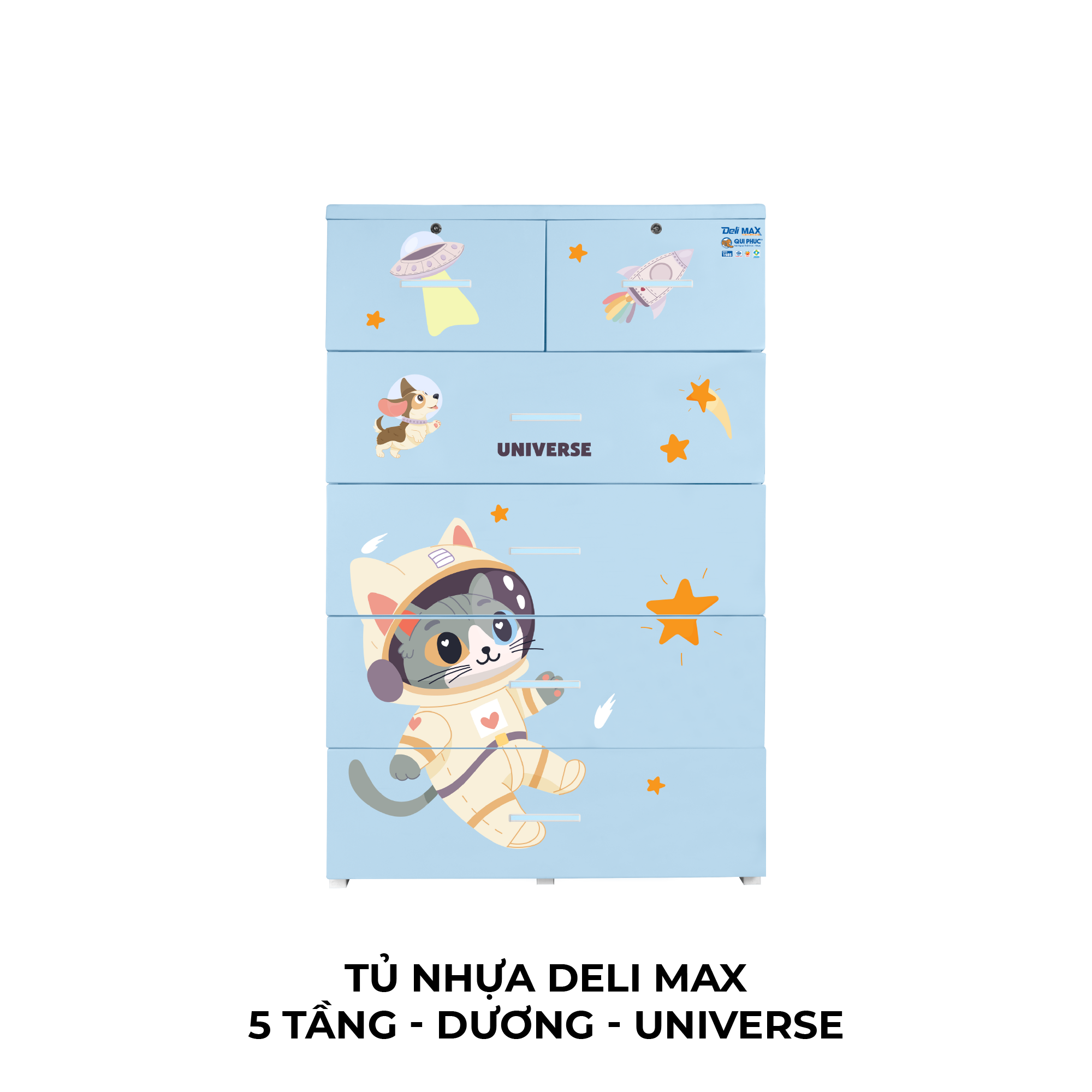  Tủ nhựa DELI MAX 5 tầng 
