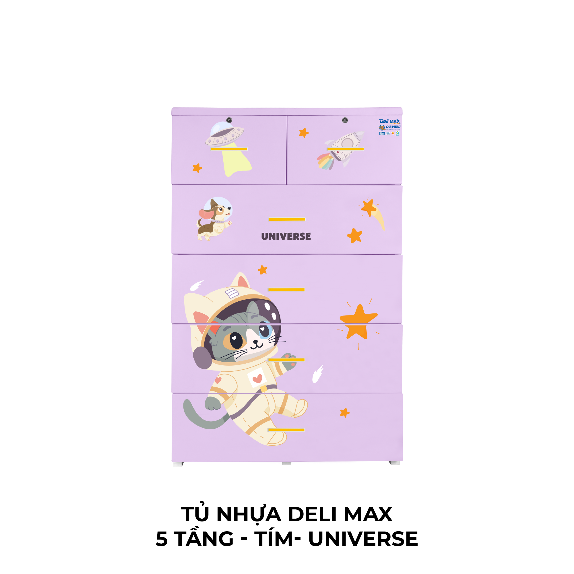  Tủ nhựa DELI MAX 5 tầng 