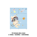  Tủ nhựa DELI MAX 4 tầng 