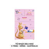  Tủ nhựa DELI MAX 5 tầng 