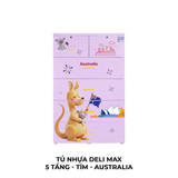  Tủ nhựa DELI MAX 5 tầng 