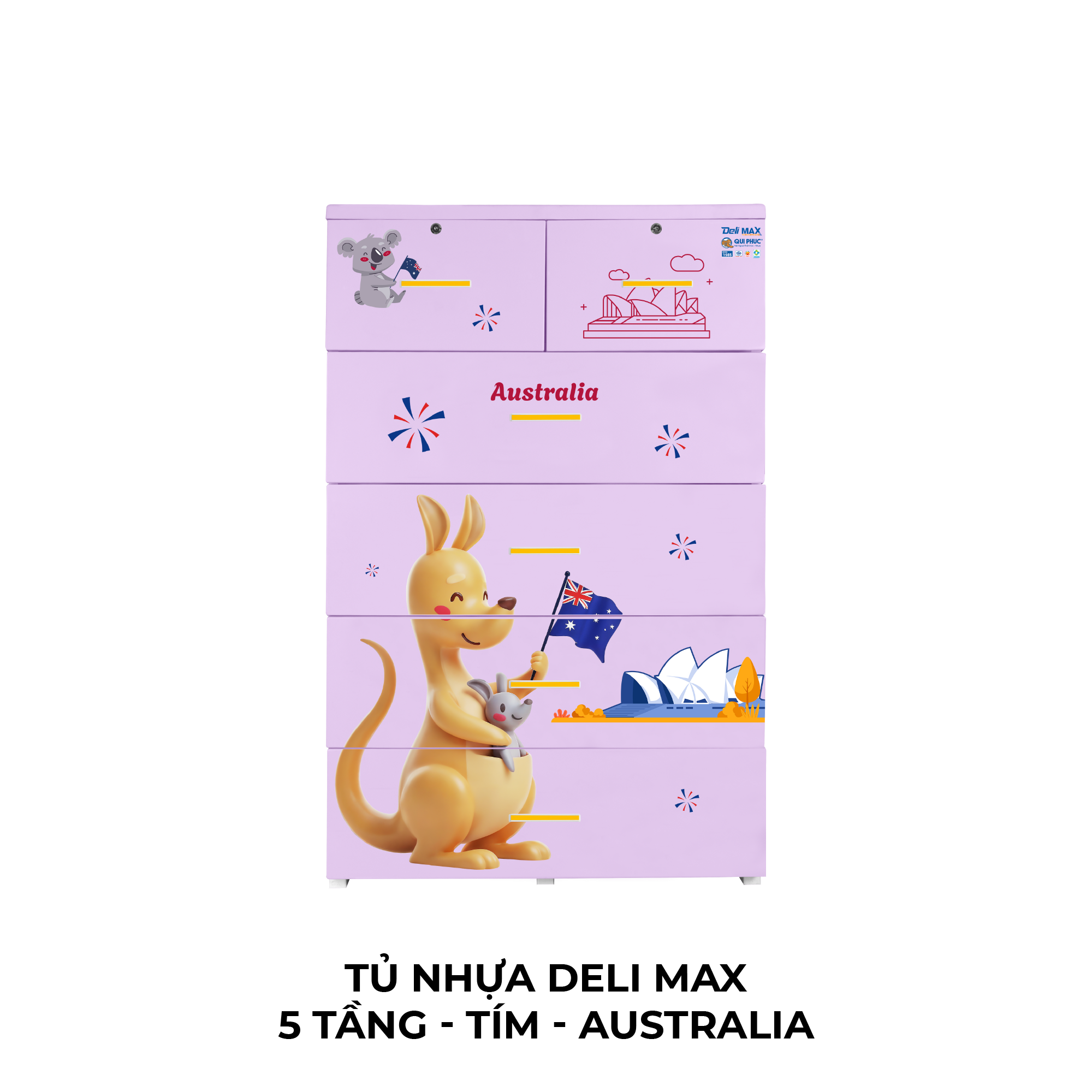  Tủ nhựa DELI MAX 5 tầng 