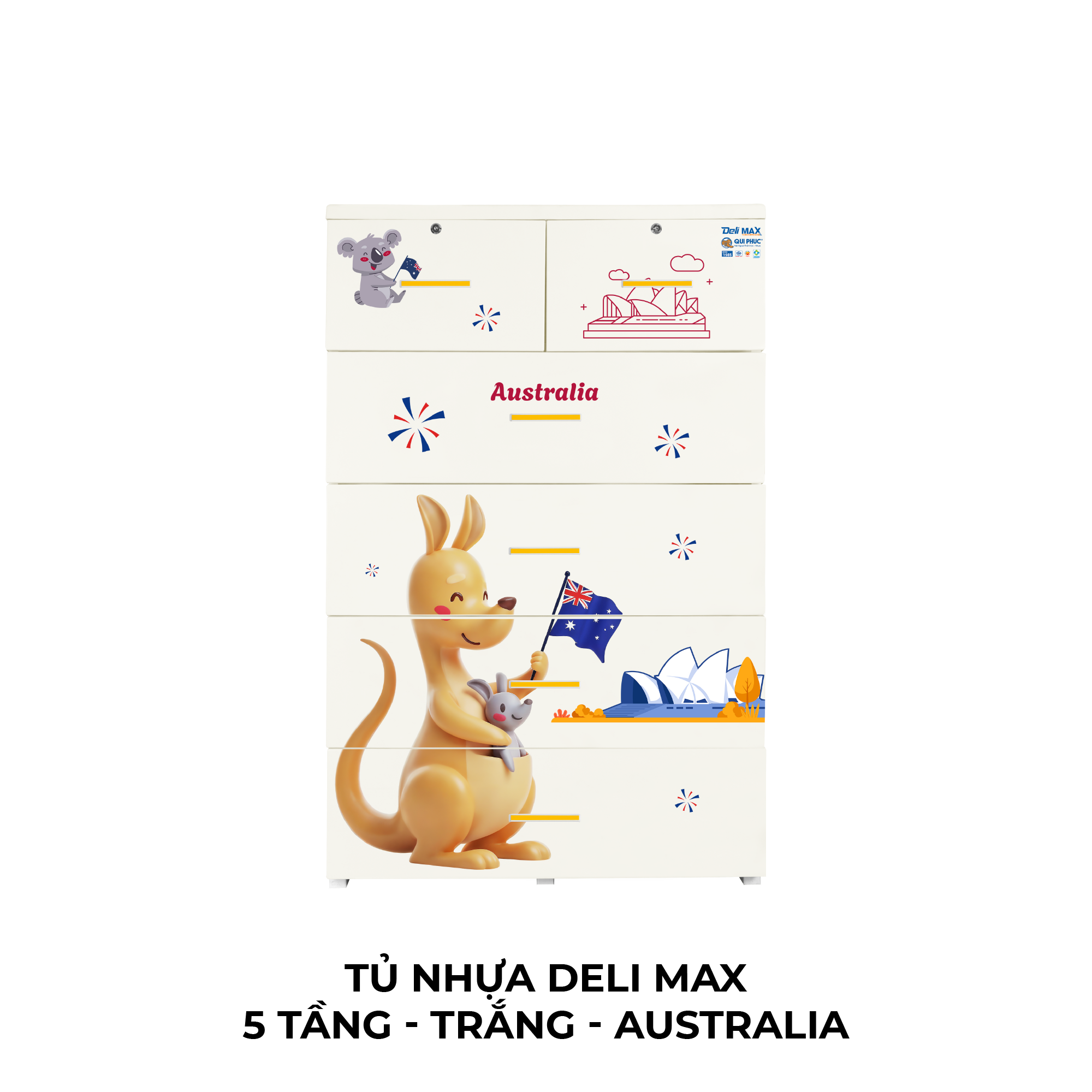  Tủ nhựa DELI MAX 5 tầng 