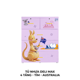  Tủ nhựa DELI MAX 4 tầng 