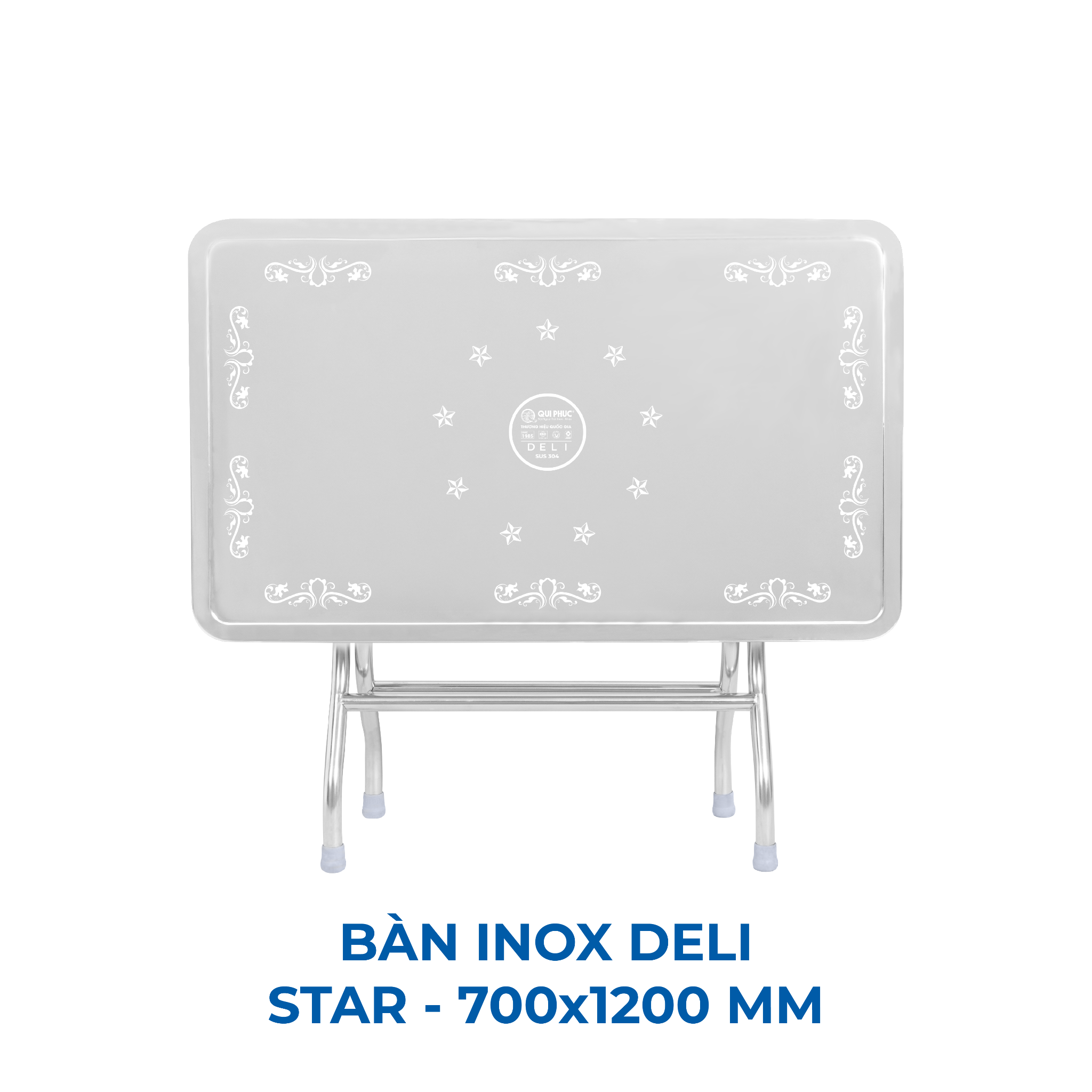  Bàn inox DELI 700 x 1200 mm 