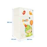  Tủ nhựa KID 4 tầng 